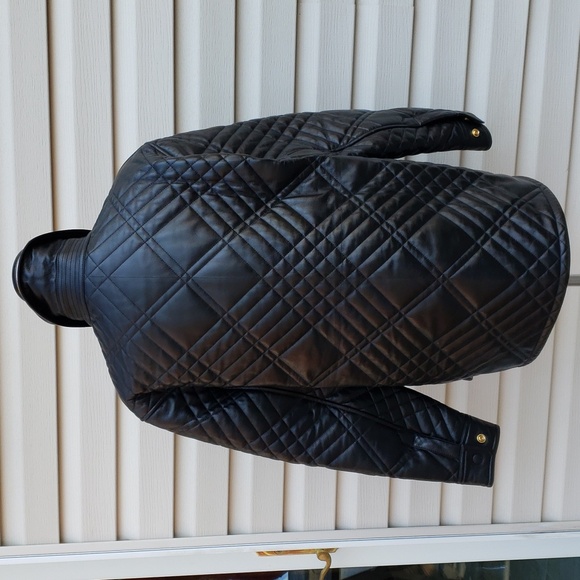 BURBERRY WEM QUILTED LEATHER JACKET - Picture 6 of 13